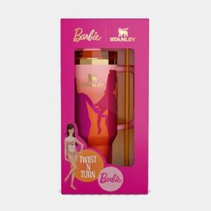 IN HAND!! NIB Stanley x Barbie Flowstate Quencher 40oz Tumbler 60s Twist 'N Turn